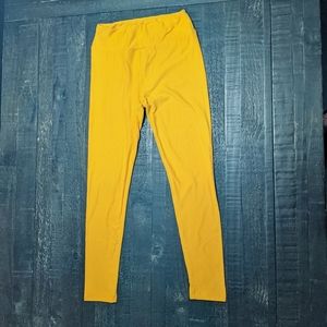 LuLaRoe Yellow Leggings